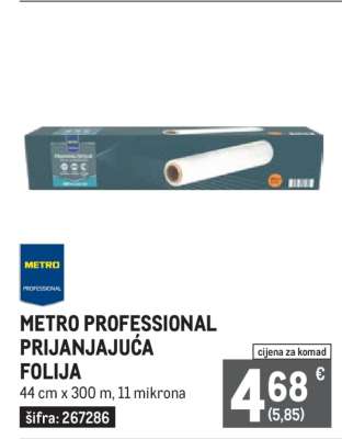METRO PROFESSIONAL PRIJANJAJUĆA FOLIJA