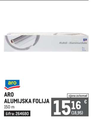 ARO ALUMIJSKA FOLIJA