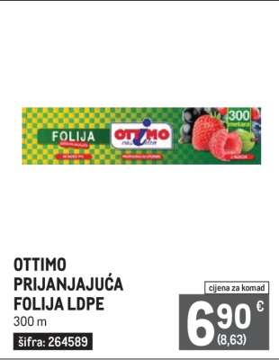 OTTIMO PRIJANJAJUĆA FOLIJA LDPE