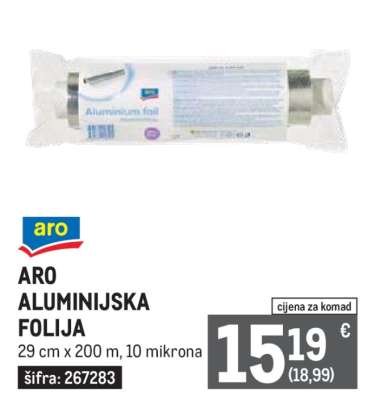 ARO ALUMINIJISKA FOLIJA
