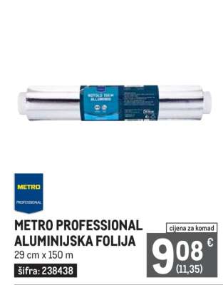 METRO PROFESSIONAL ALUMINJSKA FOLIJA