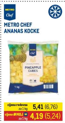 METRO CHEF ANANAS KOCKE