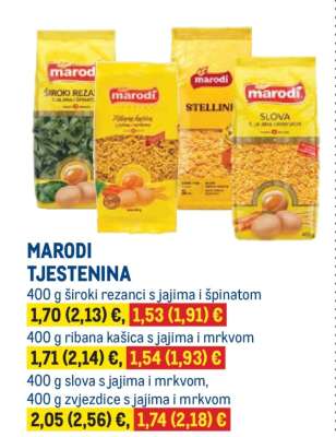 MARODI tjestenina