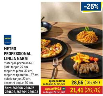 METRO PROFESSIONAL LINIJA NARNI