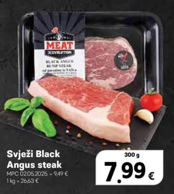 Svježi Black Angus Steak