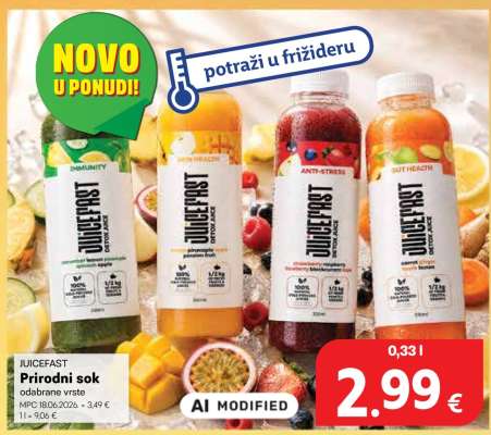 JUICEFAST Prirodni sok