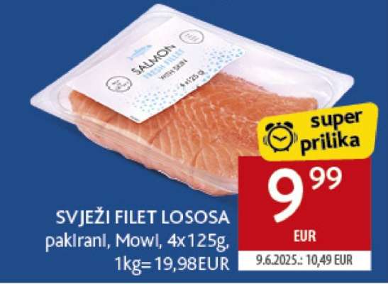 Svježi filet lososa