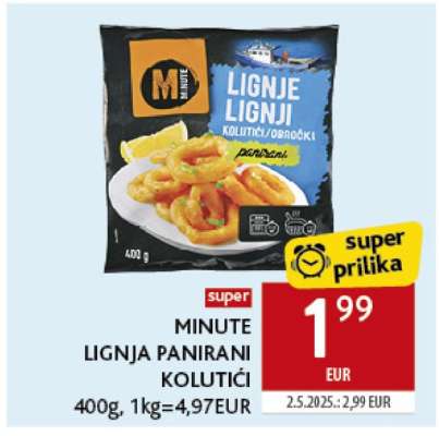 MINUTE LIGNJA PANIRANI KOLUTIĆI