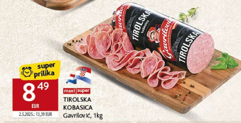 TIROLSKA KOBASICA Gavrilović 1kg
