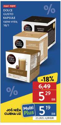 DOLCE GUSTO KAPSULE razne vrste, 16/1