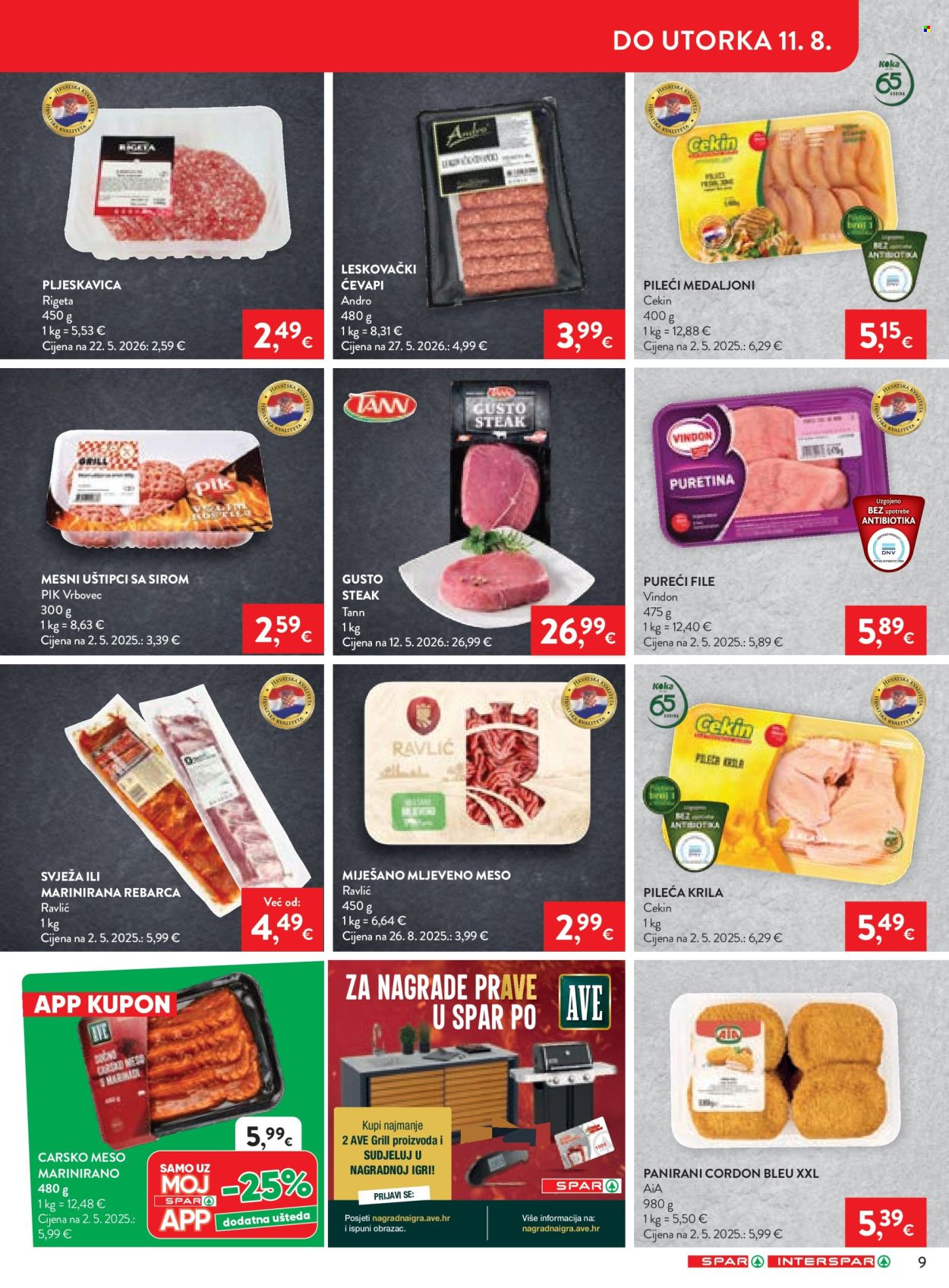 SPAR katalog - 06.08.2026. - 11.08.2026. Stranica 9
