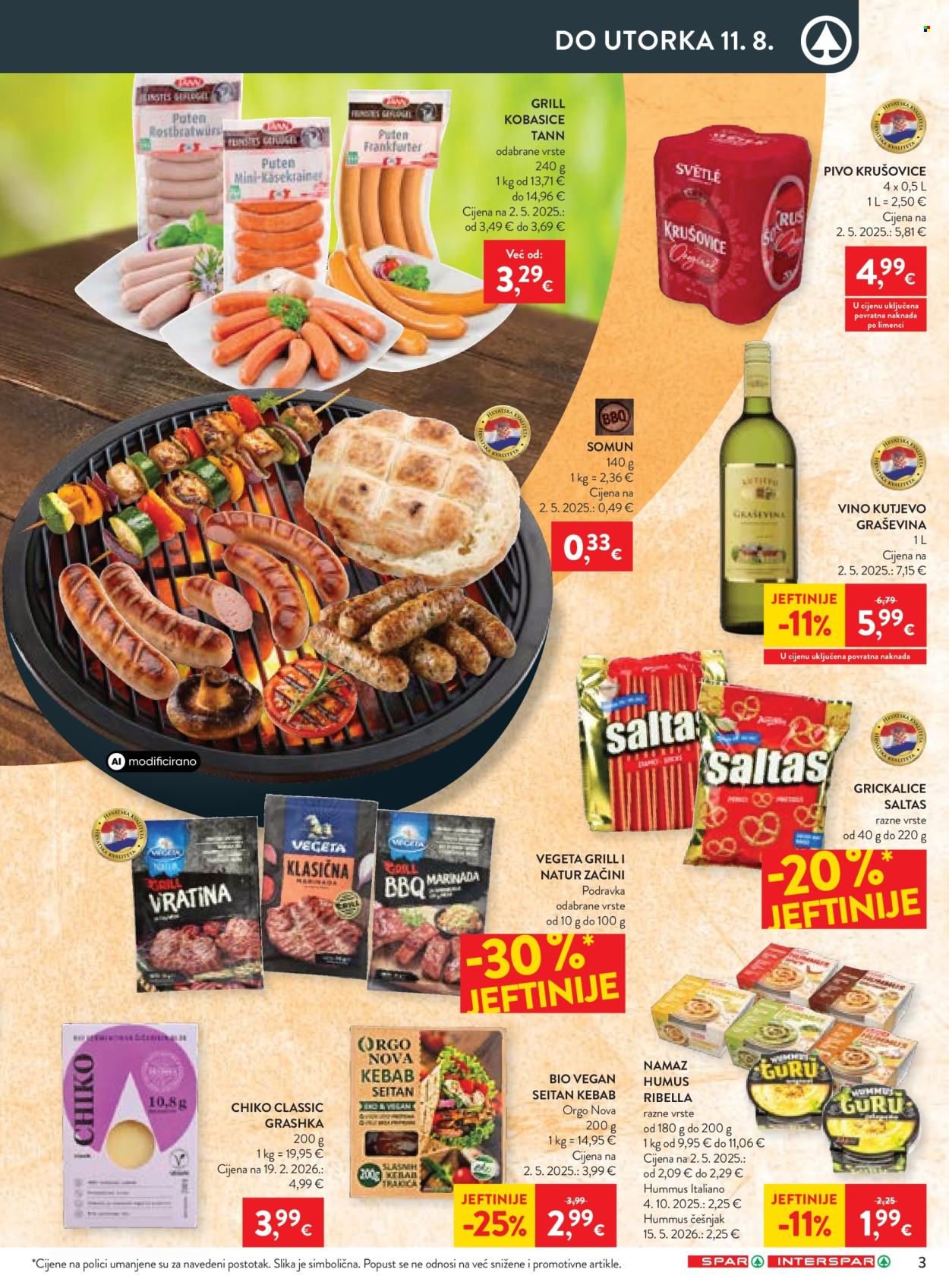 INTERSPAR katalog - 06.08.2026. - 11.08.2026. Stranica 3