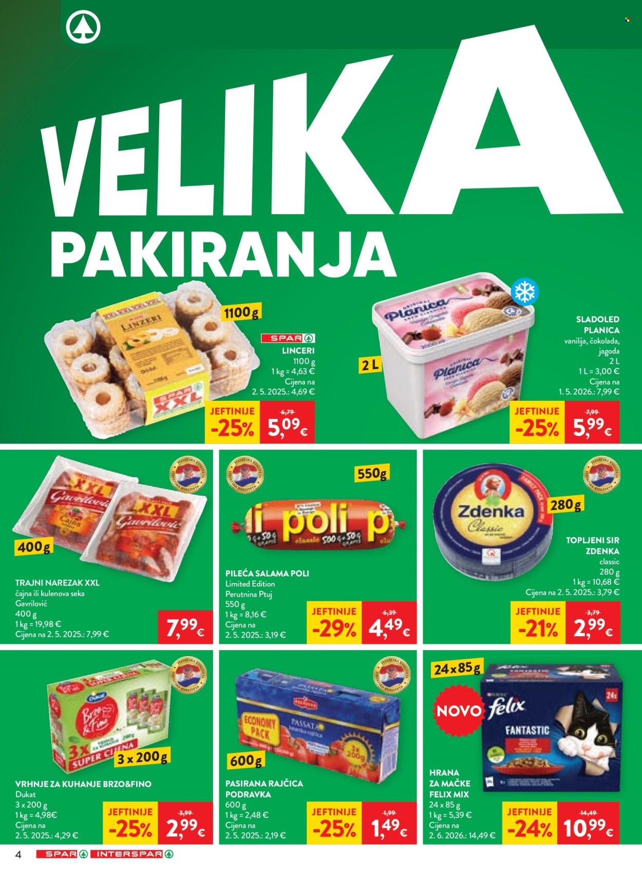 INTERSPAR katalog - 06.08.2026. - 11.08.2026. Stranica 4