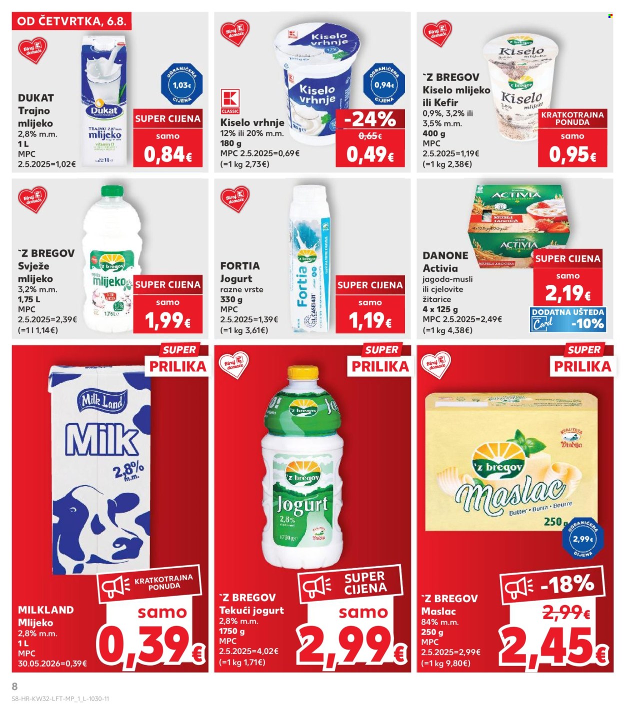 Kaufland katalog - 06.08.2026. - 11.08.2026. Stranica 8