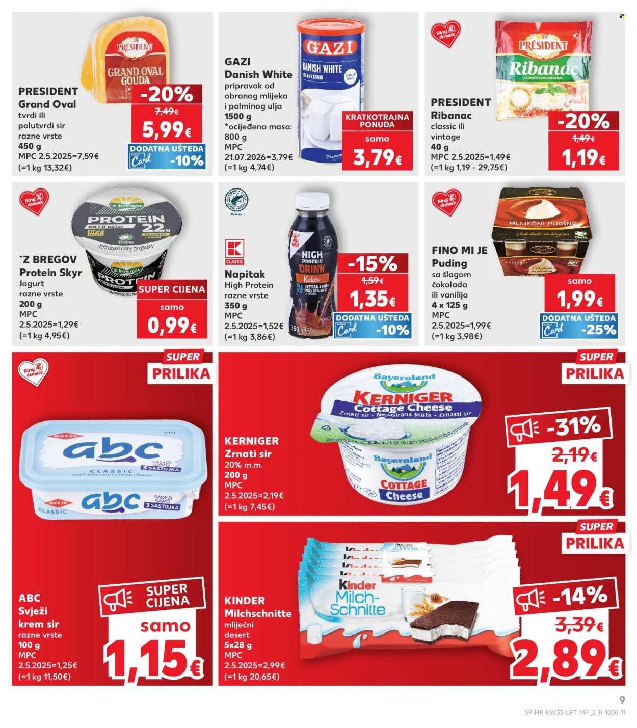 Kaufland katalog - 06.08.2026. - 11.08.2026. Stranica 9