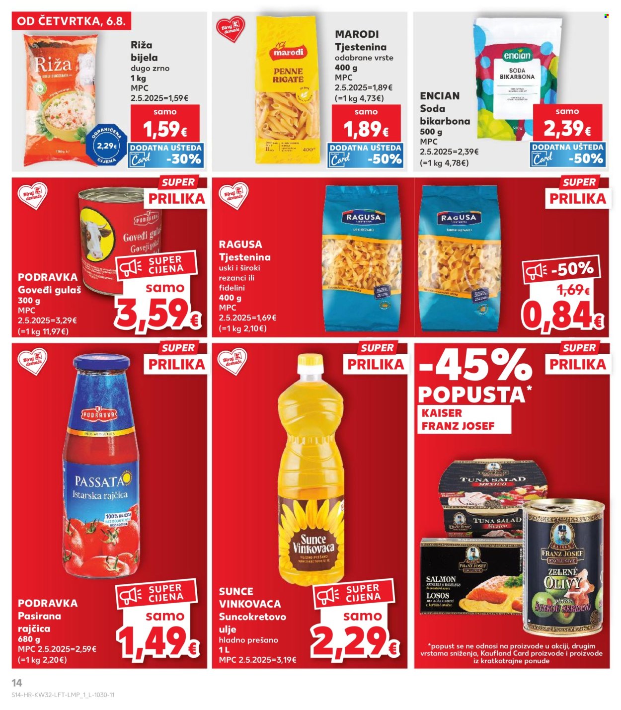 Kaufland katalog - 06.08.2026. - 11.08.2026. Stranica 14