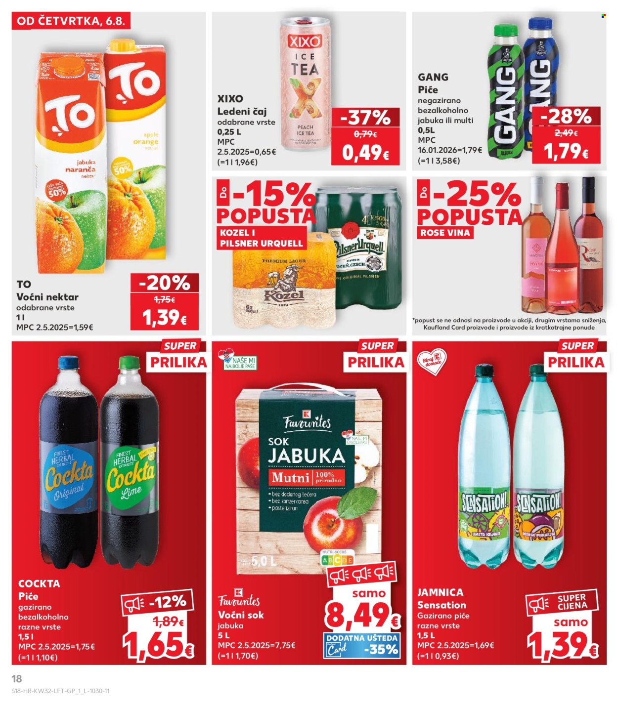 Kaufland katalog - 06.08.2026. - 11.08.2026. Stranica 18