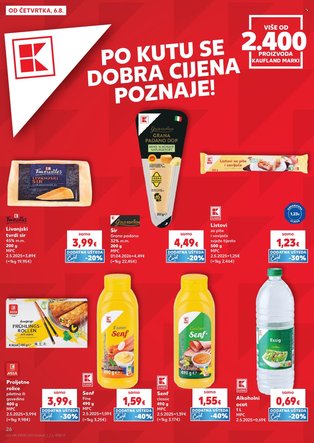 Kaufland katalog - 06.08.2026. - 11.08.2026. Stranica 26