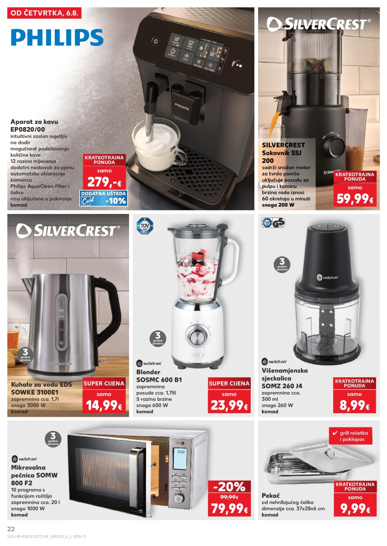Kaufland katalog - 06.08.2026. - 11.08.2026. Stranica 22