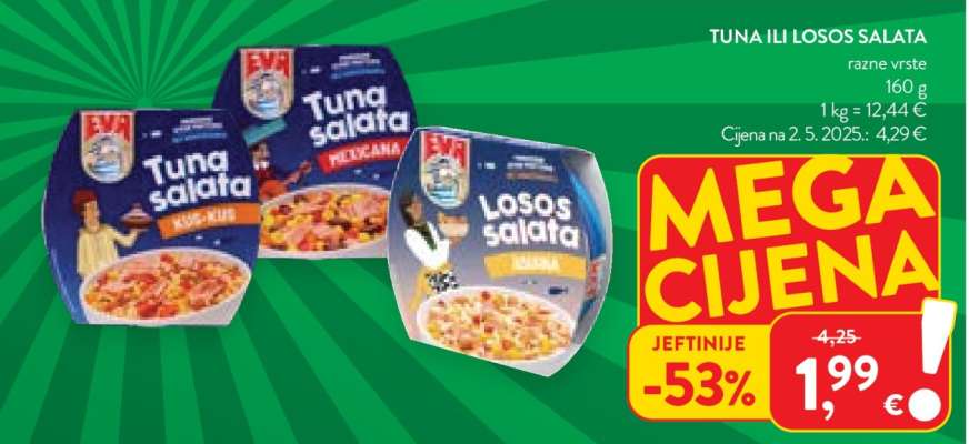 Tuna ili losos salata