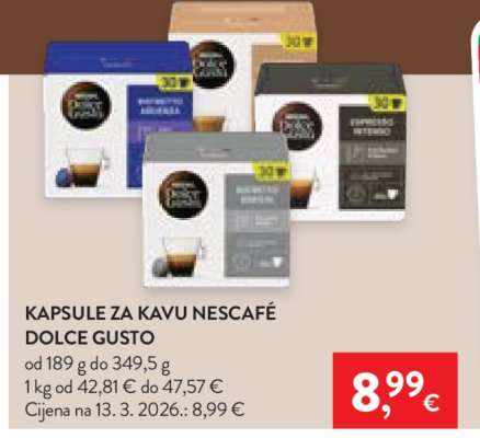 Kapsule za kavu Nescafé Dolce Gusto