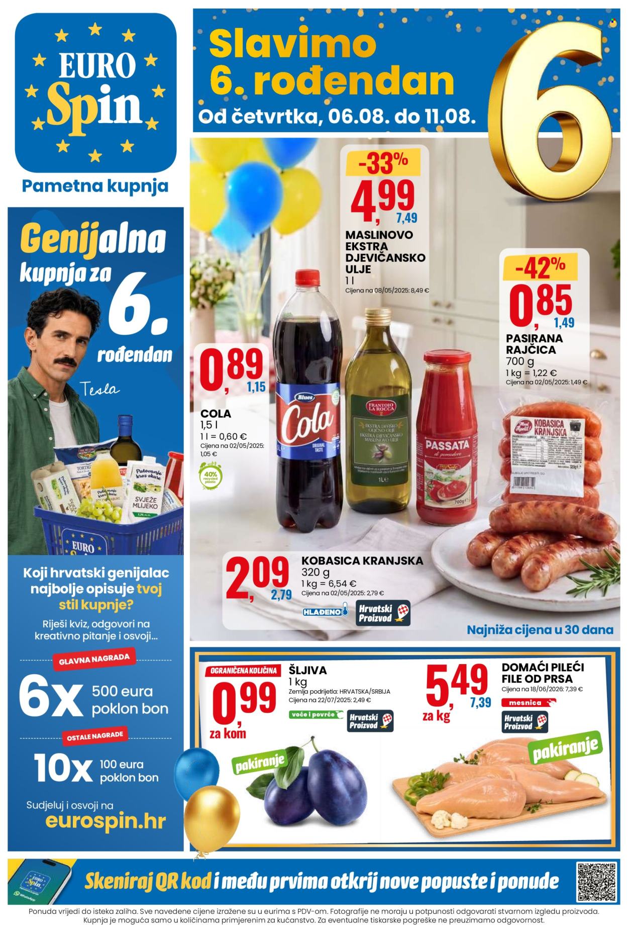 Eurospin katalog - 06.08.2026. - 11.08.2026. Stranica 1