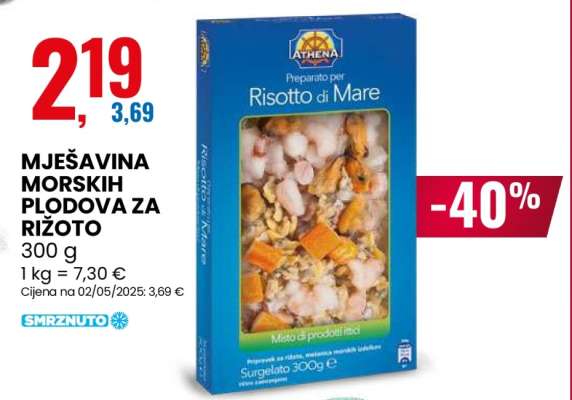 MJEŠAVINA MORSKIH PLODOVA ZA RIŽOTO