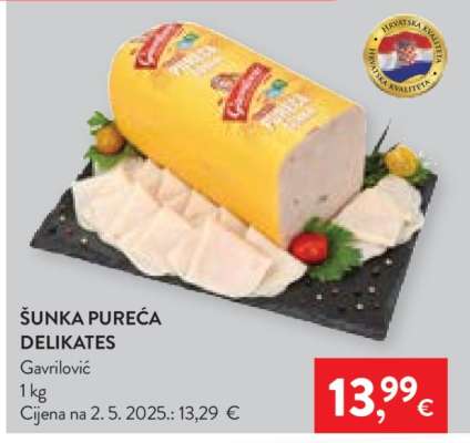 Šunka pureća Delikates
