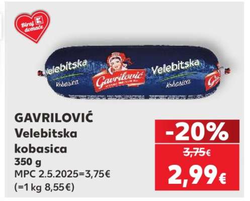 GAVRILOVIĆ Velebitska kobasica