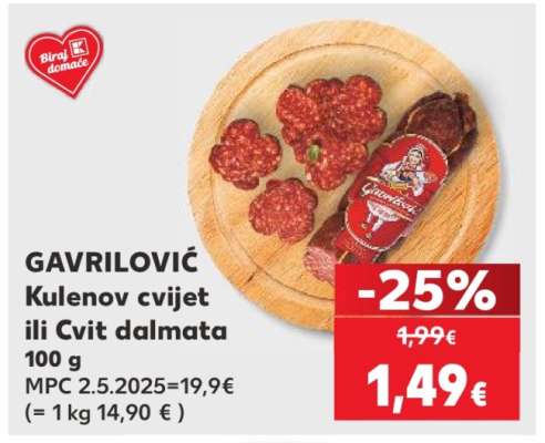 GAVRILOVIĆ Kulenov cvijet ili Cvit dalmata 100 g