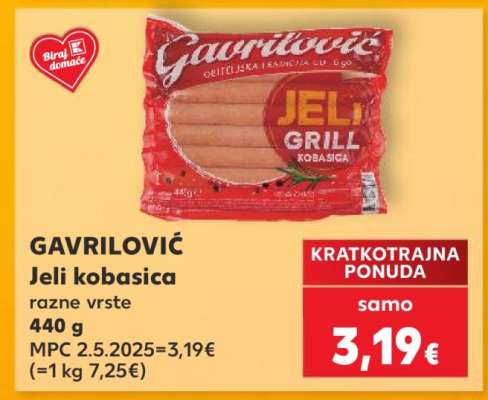 GAVRILOVIĆ Jeli kobasica