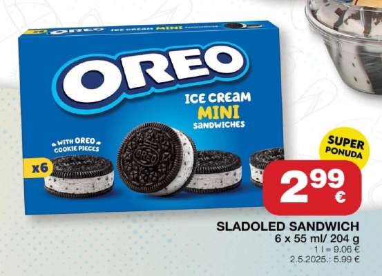 OREO ICE CREAM MINI SANDWICHES