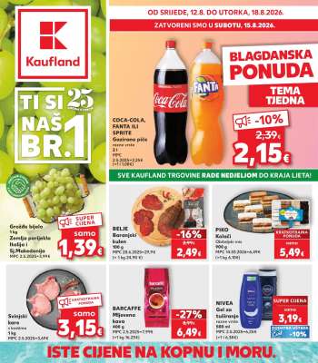 Kaufland katalog - 12.08.2026. - 18.08.2026.