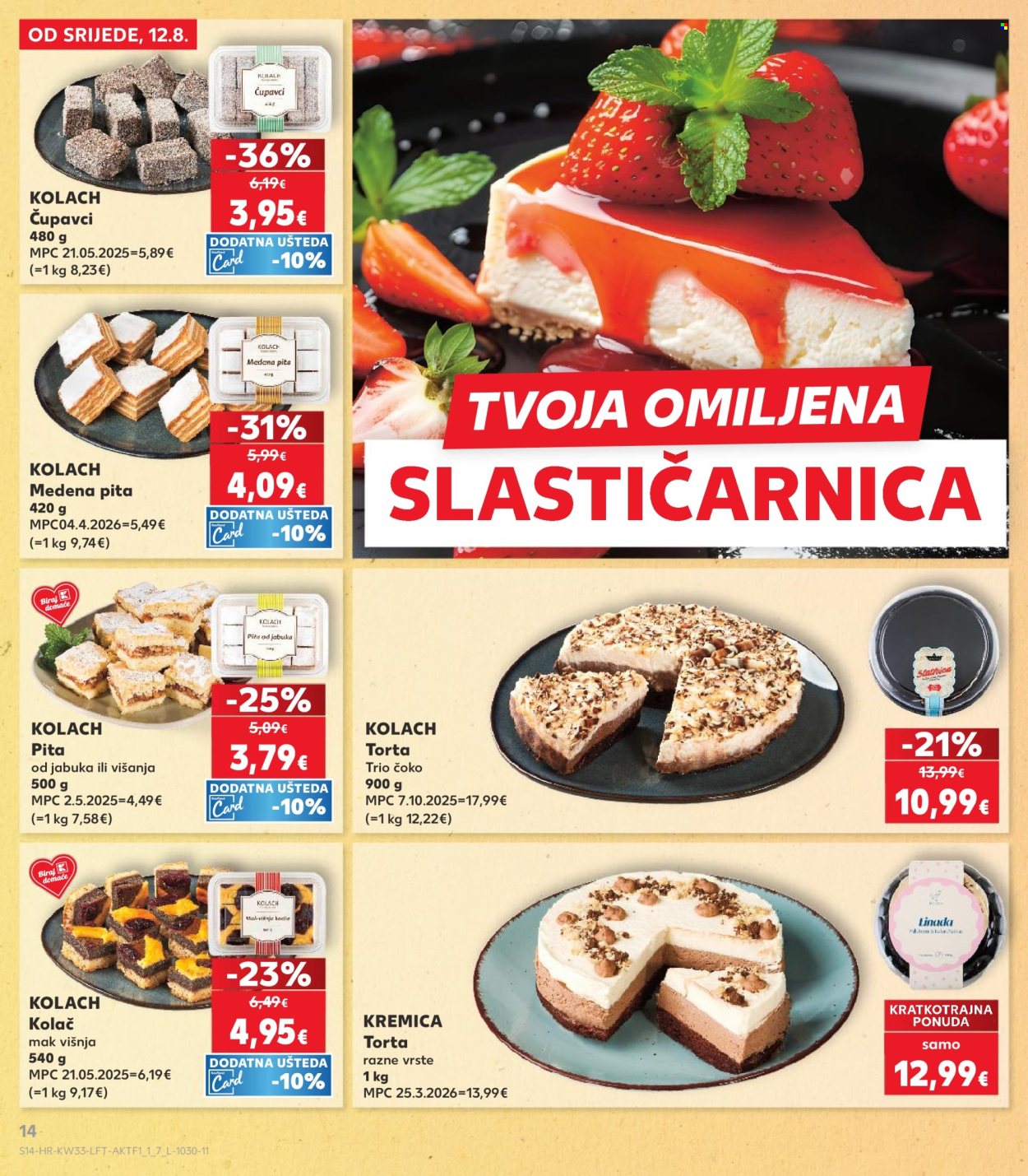 Kaufland katalog - 12.08.2026. - 18.08.2026. Stranica 14