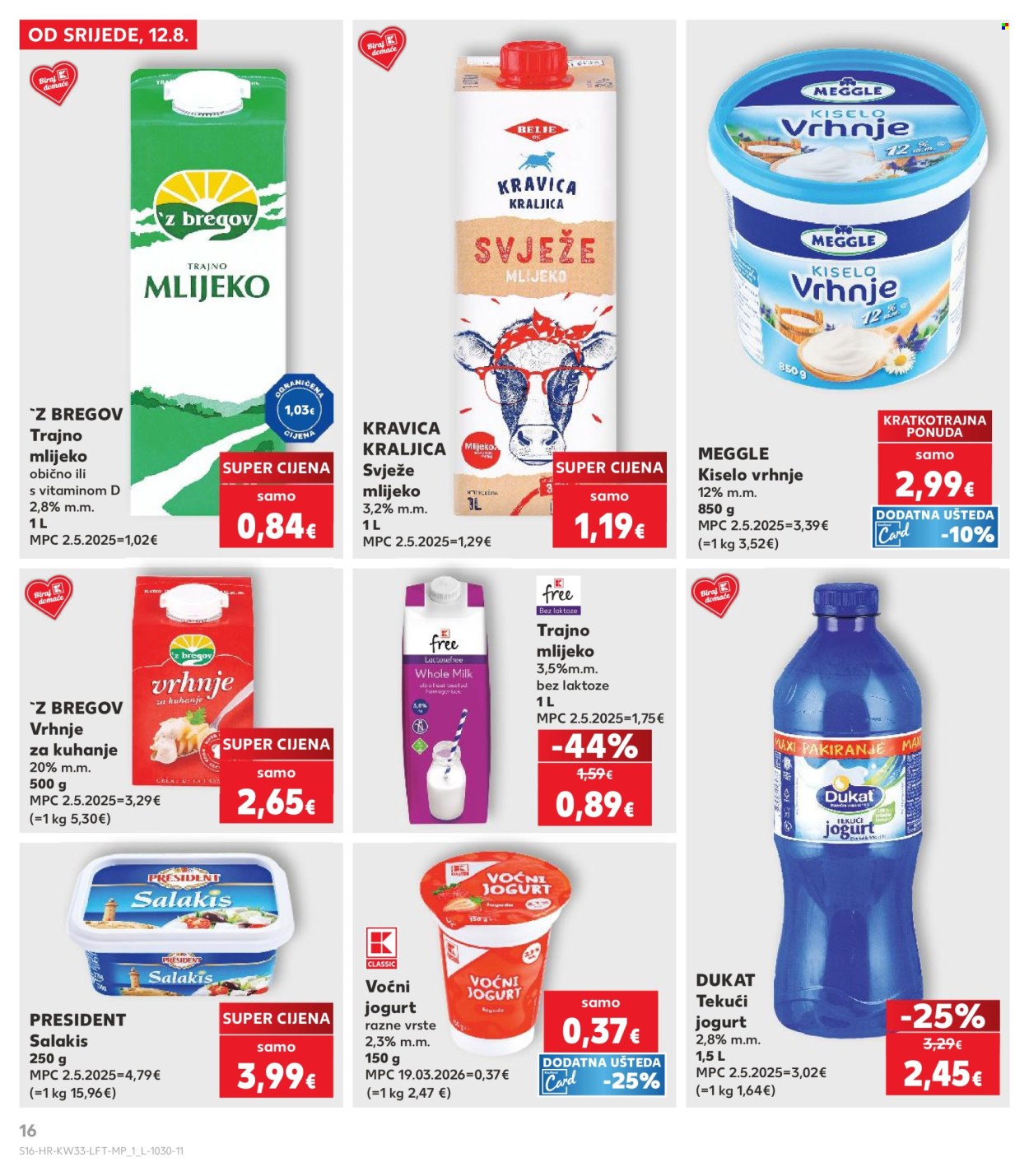 Kaufland katalog - 12.08.2026. - 18.08.2026. Stranica 16