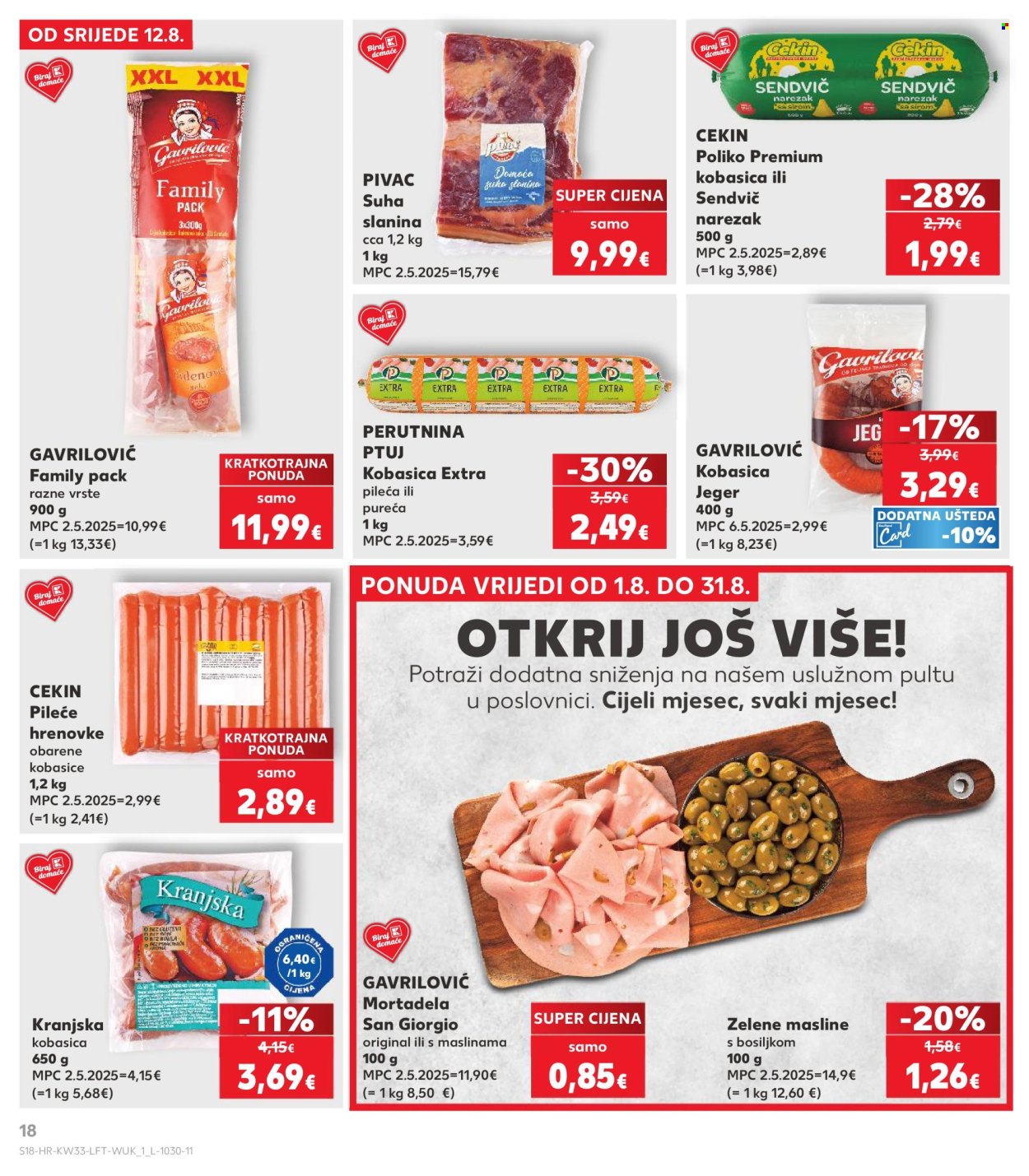 Kaufland katalog - 12.08.2026. - 18.08.2026. Stranica 18