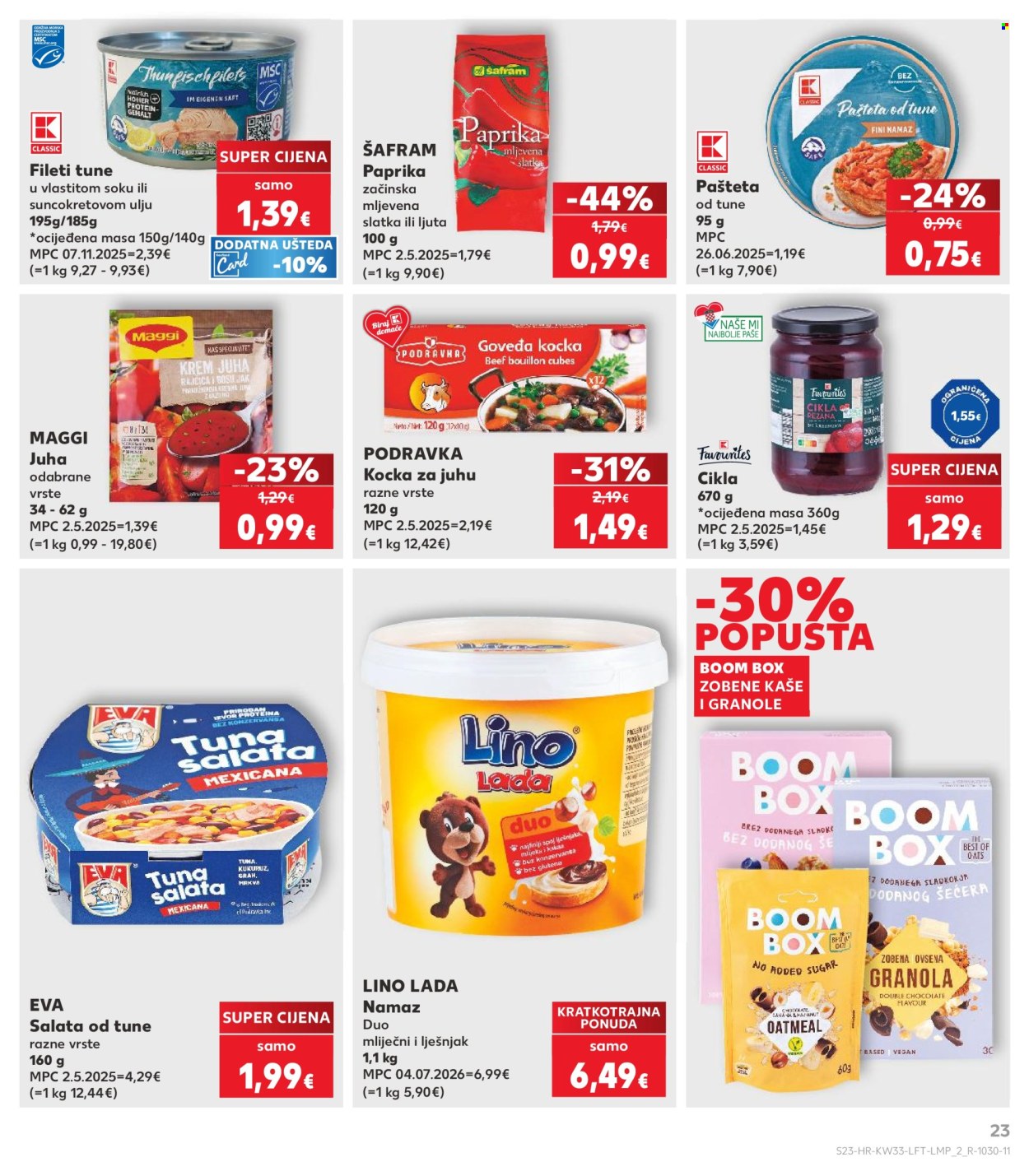 Kaufland katalog - 12.08.2026. - 18.08.2026. Stranica 23