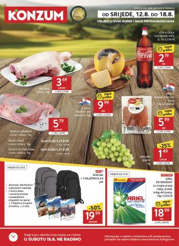 Konzum katalog - 12.08.2026. - 18.08.2026.