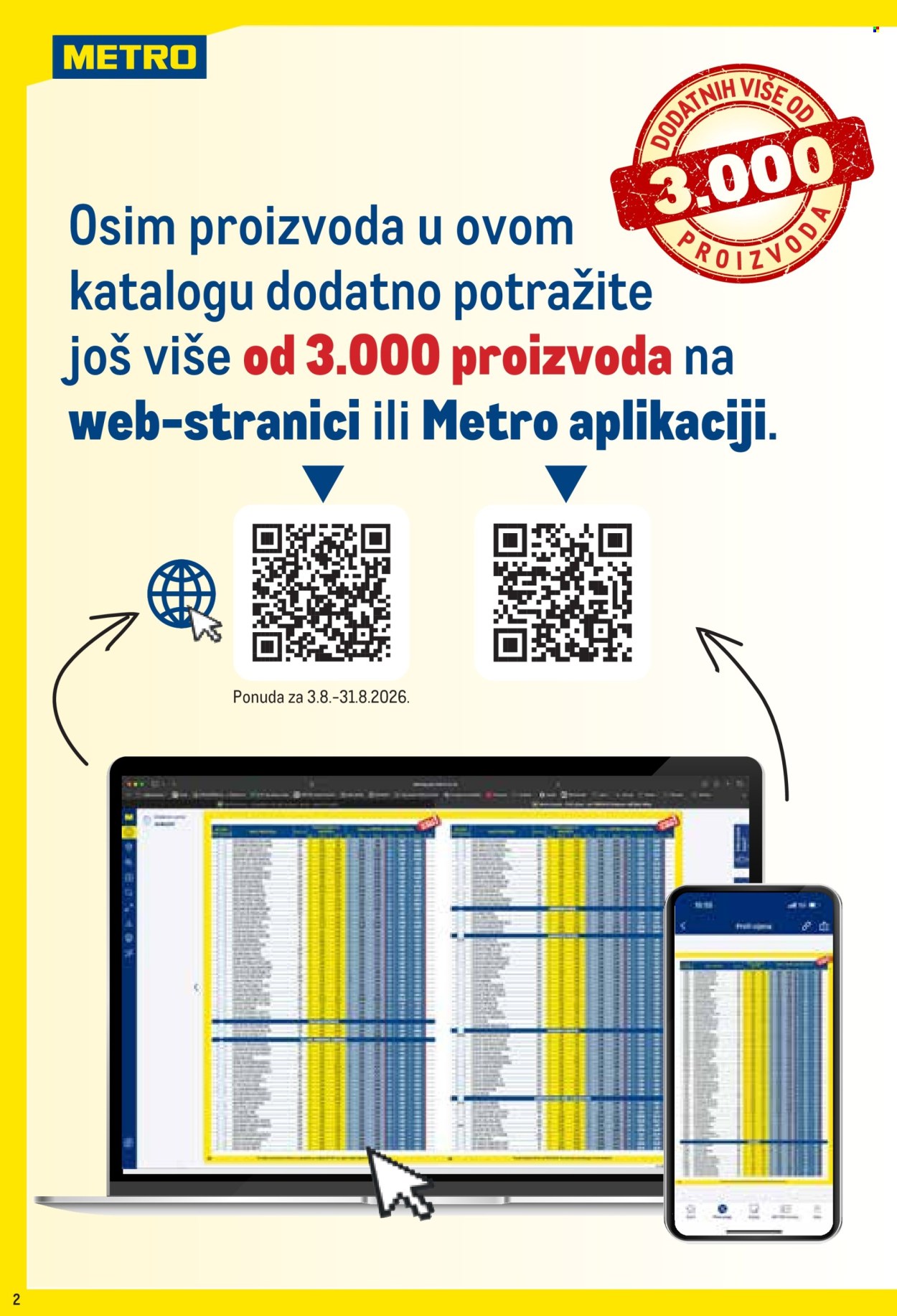Leták Metro - 3.8.2026 - 31.8.2026. Strana 2