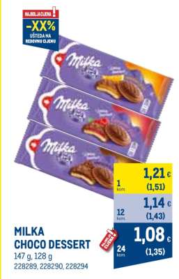 MILKA CHOCO DESSERT