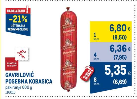 GAVRILOVIĆ POSEBNA KOBASICA