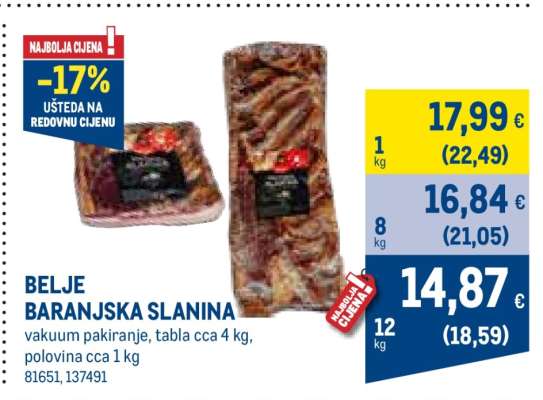 Belje Baranjska slanina