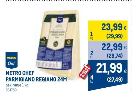 METRO CHEF PARMIGIANO REGIANO 24M