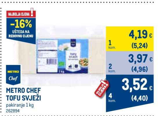 METRO CHEF TOFU SVJEŽI