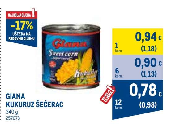 GIANA KUKURUZ ŠEĆERAC