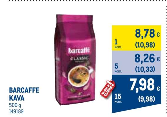 BARCAFFE Kava