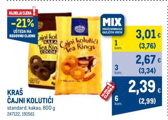KRAŠ ČAJNI KOLUTIĆI