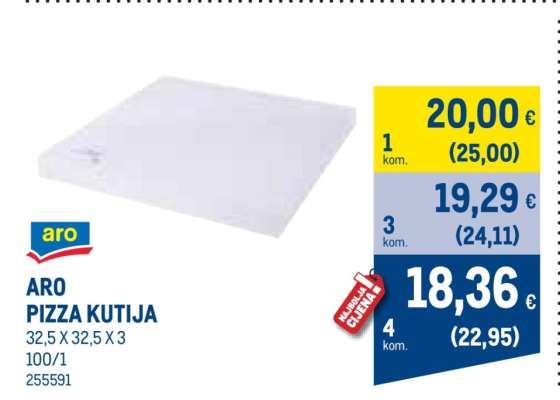 ARO PIZZA KUTIJA