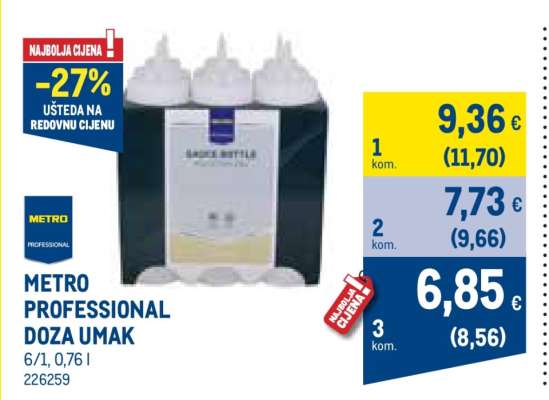 METRO PROFESSIONAL DOZA UMAK