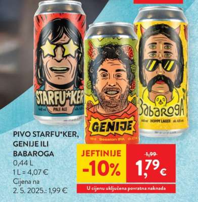 PIVO STARFU*KER, GENIJE ILI BABAROGA